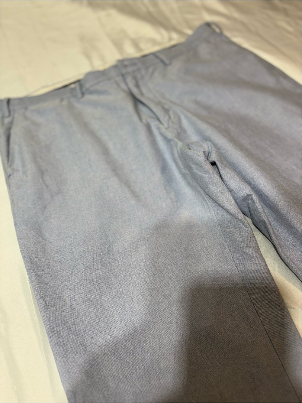 Polo Ralph Lauren Preston Pants Mens 40x30 Light Blue Chino Cotton Straight Fit